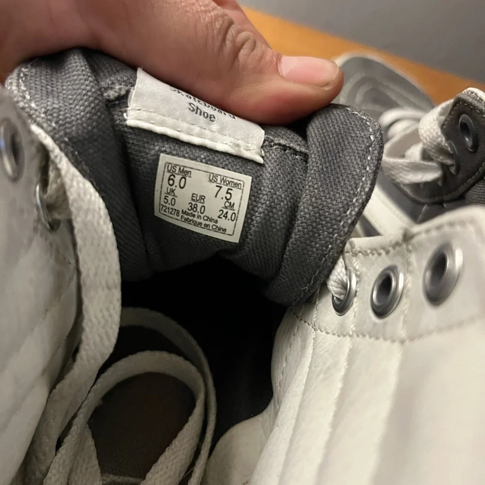 Vans Gray High-Top Sneakers